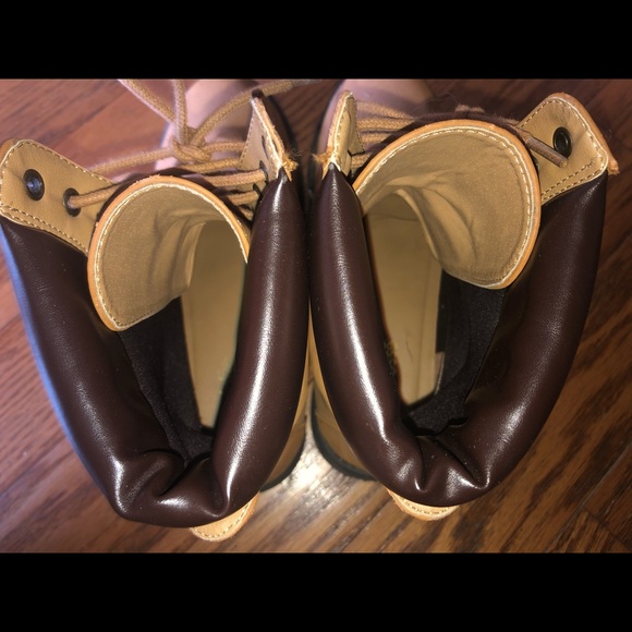 Timberland- Inspired Ankle Boots Combat Booties - Picture 5 of 6